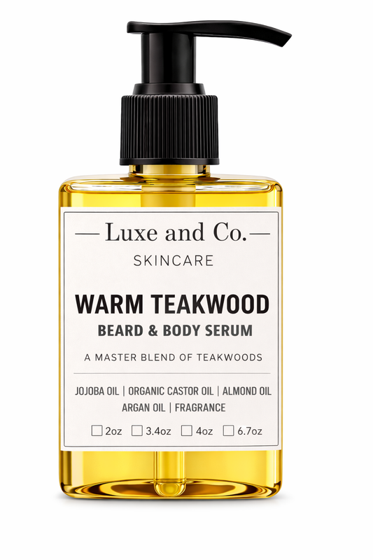 Warm Teakwood Beard & Body Serum