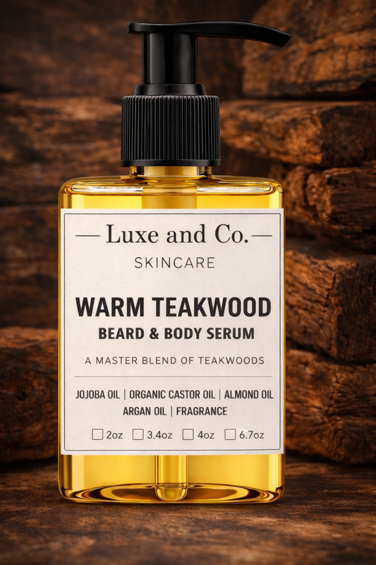 Warm Teakwood Beard & Body Serum